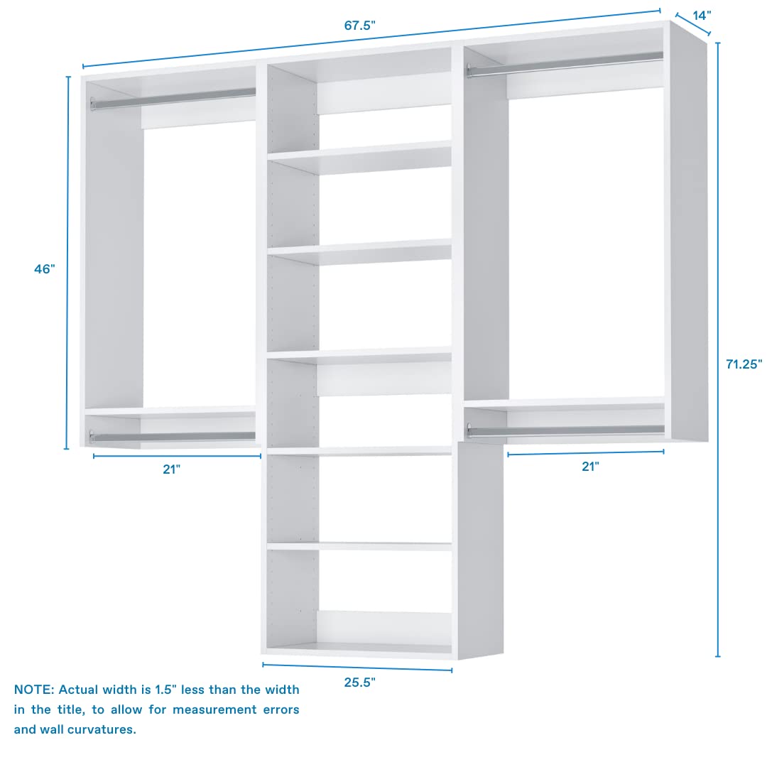 Amazon.com: Modular Closets Vista Collection Closet Organizer